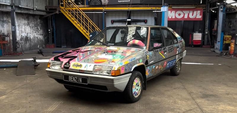 Une Citroën BX "Art Car" à gagner chez Benzin