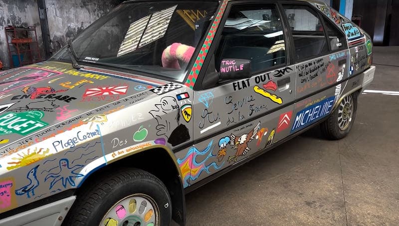 Une Citroën BX "Art Car" à gagner chez Benzin