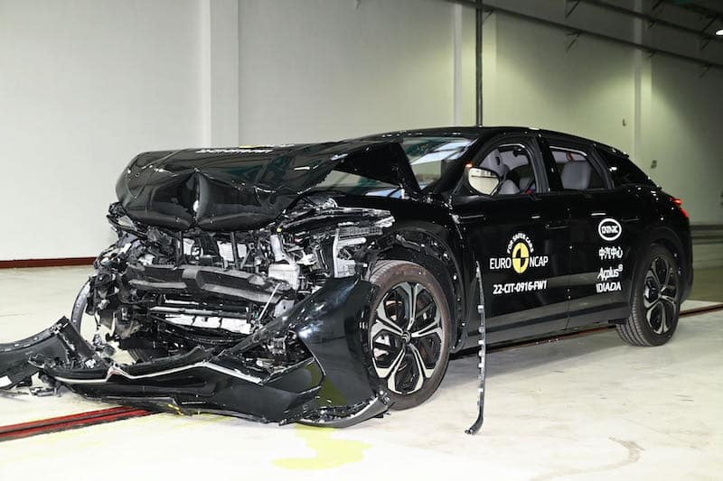 La C5 X n'a obtenu que 4 étoiles sur 5 au crash test EuroNCAP