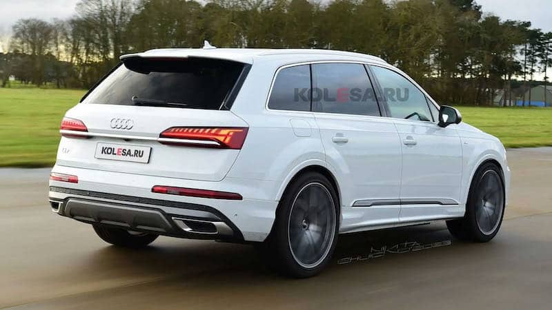 Audi Q7 2024 - Image de rendu : Kolesa