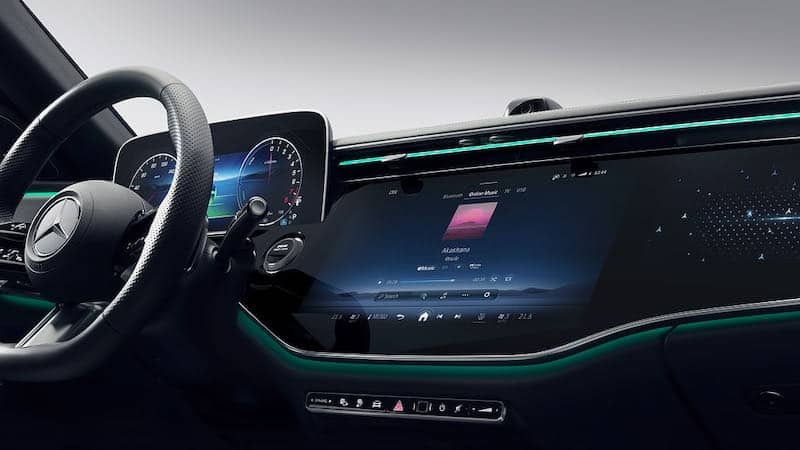 Das Interieur der neuen Mercedes E-Klasse der Baureihe 214