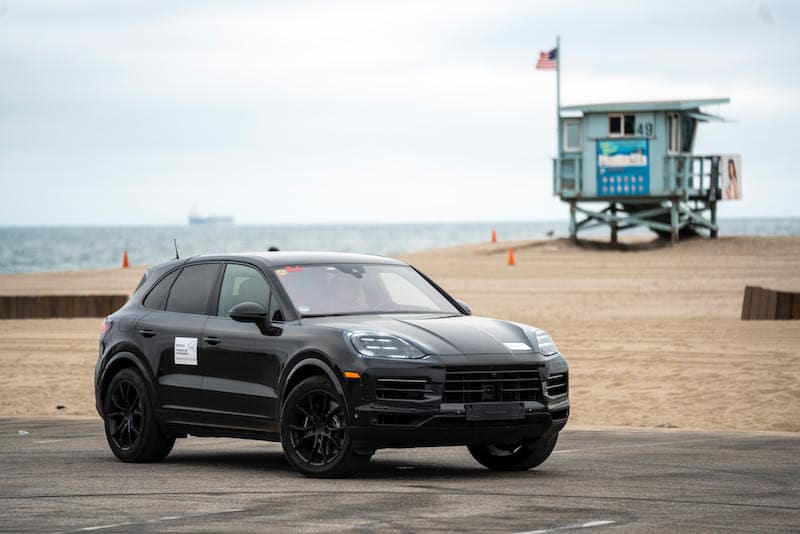 Le Porsche Cayenne en phase de tests