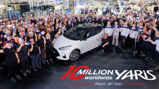 Toyota a vendu 10 millions de Yaris en 25 ans