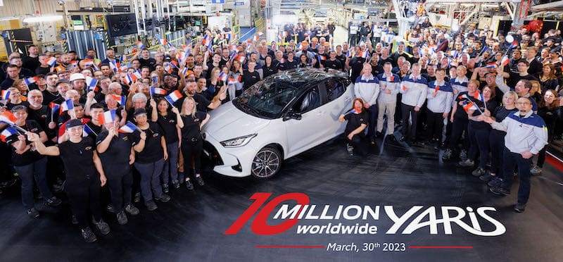 Toyota a vendu 10 millions de Yaris en 25 ans