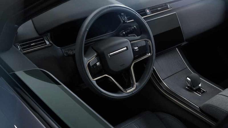 L'intérieur du Range Rover Velar 2023