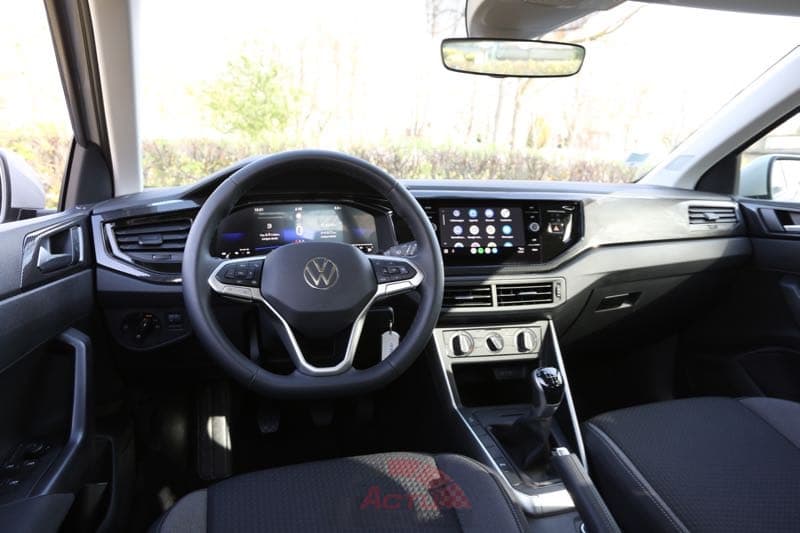 L'intérieur de la Volkswagen Polo Style 2023