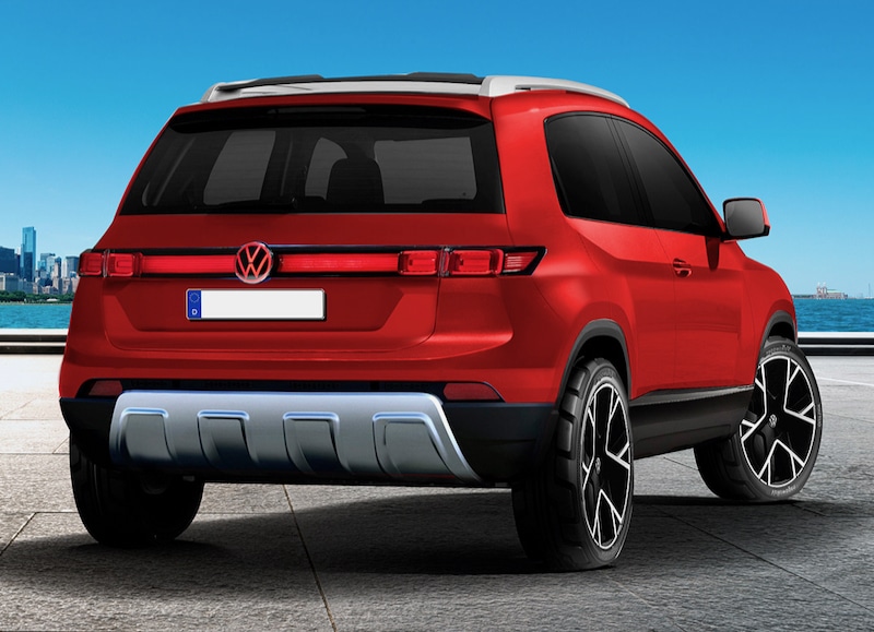  Le futur SUV attendu sur base de Volkswagen ID.2.  - illustration : K Design