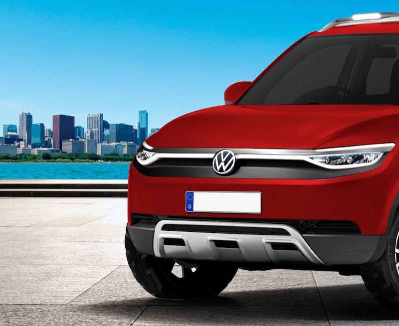  Le futur SUV attendu sur base de Volkswagen ID.2.  - illustration : K Design