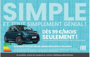 Une Fiat 500 électrique à 99 euros par mois, mais pas pour tous