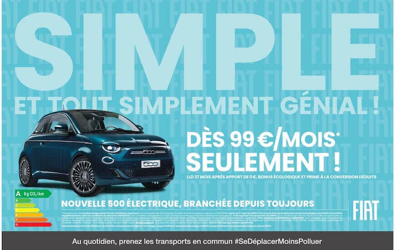 Une Fiat 500 électrique à 99 euros par mois, mais pas pour tous