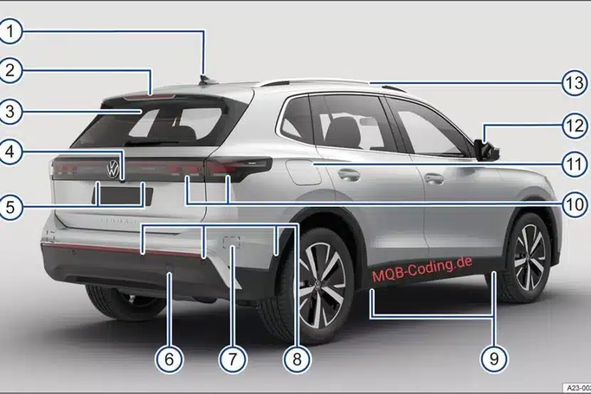 Nouvelles photos volées du Volkswagen Tiguan 2024