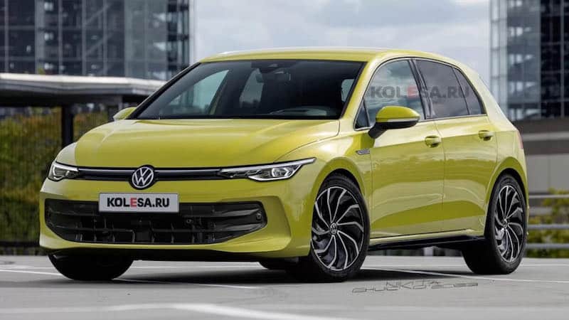 La nouvelle Volkswagen Golf 8 restylée en approche