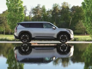 Le Kia EV9 annoncé désormais avec 563 km d'autonomie