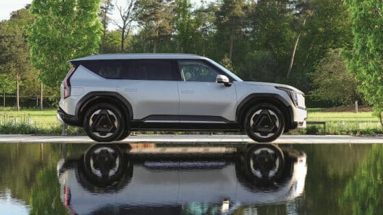 Le Kia EV9 annoncé désormais avec 563 km d'autonomie
