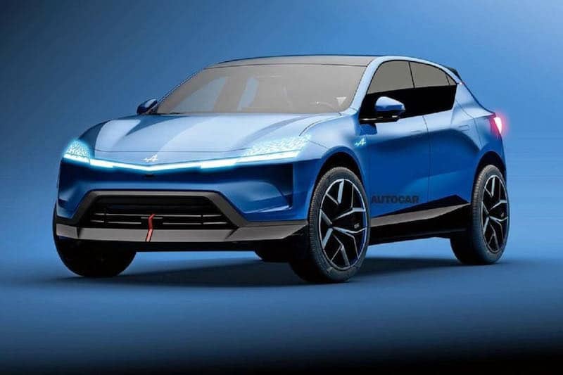 Le futur SUV Alpine A390 - illustration : Autocar