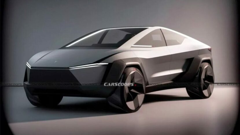 Une Tesla Model 2 avec un look de Cybertruck, on en parle ?