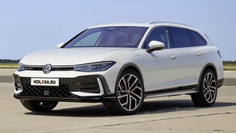 Der neue Volkswagen Passat Alltrack 2024 nimmt bereits Gestalt an