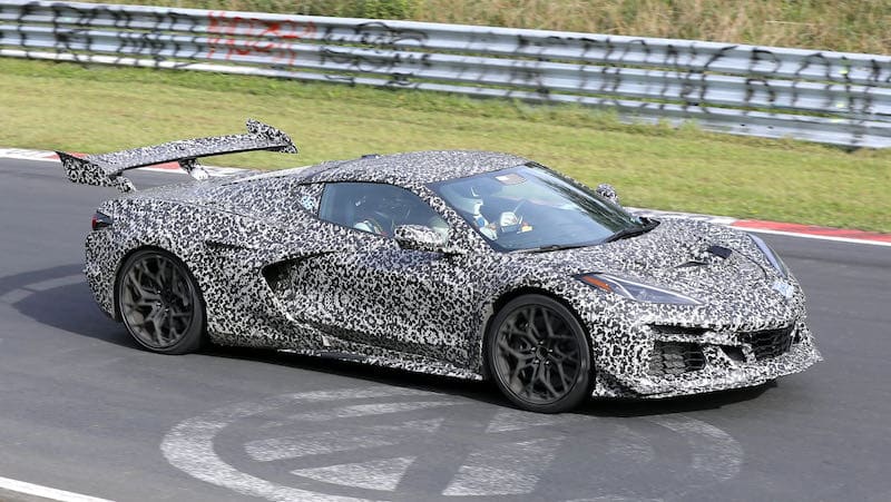 La future Corvette ZR1 2024 surprise au Nürburgring