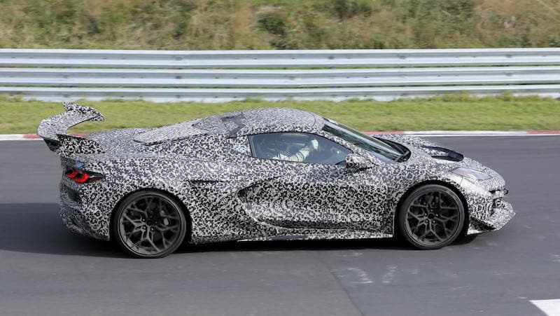 La future Corvette ZR1 2024 surprise au Nürburgring
