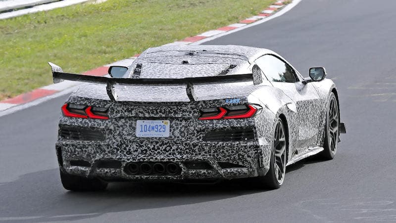 La future Corvette ZR1 2024 surprise au Nürburgring