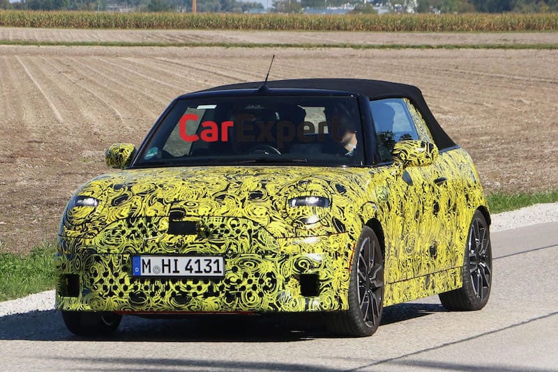 La nouvelle Mini Cabriolet électrique est attendue pour 2025