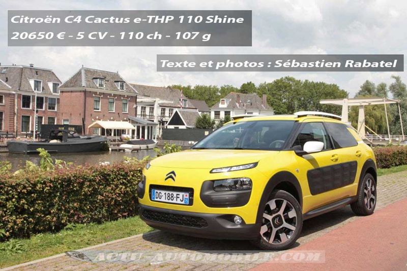 Essai Citroën C4 Cactus PureTech 110 Shine