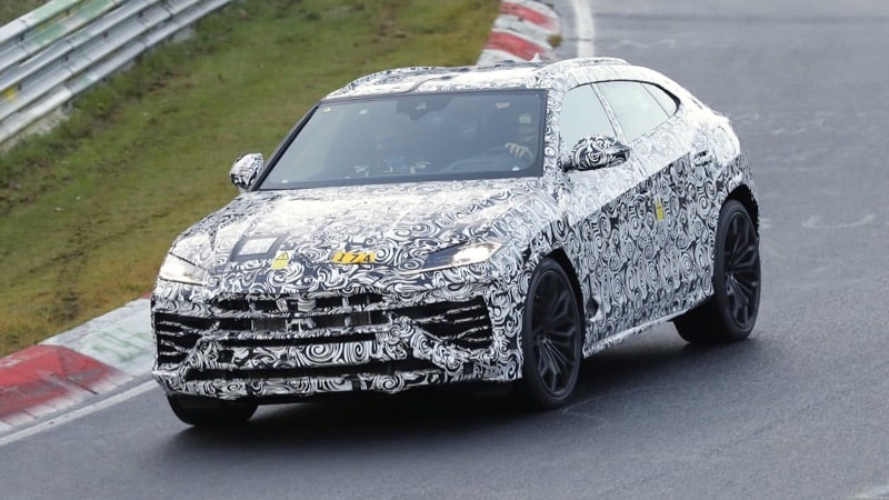 Le Lamborghini Urus hybride rechargeable surpris en phase de tests