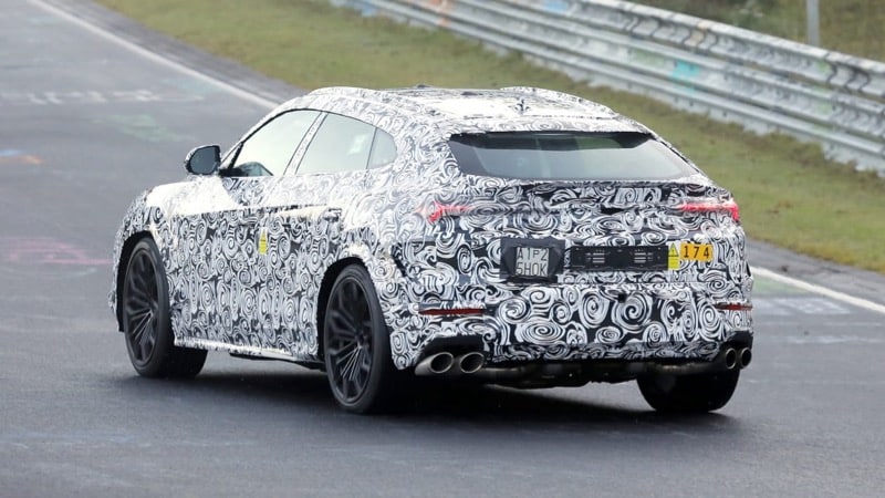 Le Lamborghini Urus hybride rechargeable surpris en phase de tests au Nürburgring