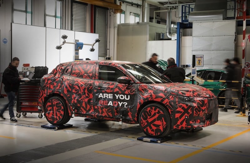 L'Alfa Romeo Milano à Balocco