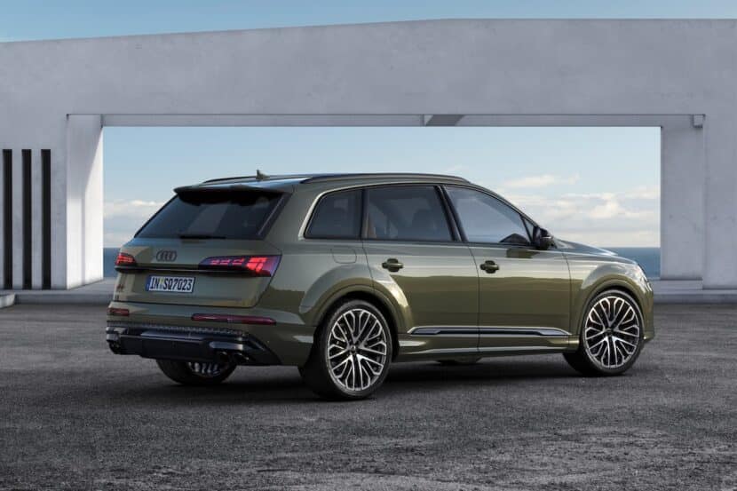 L'Audi Q7 reste assez massif avec un gabarit conséquent