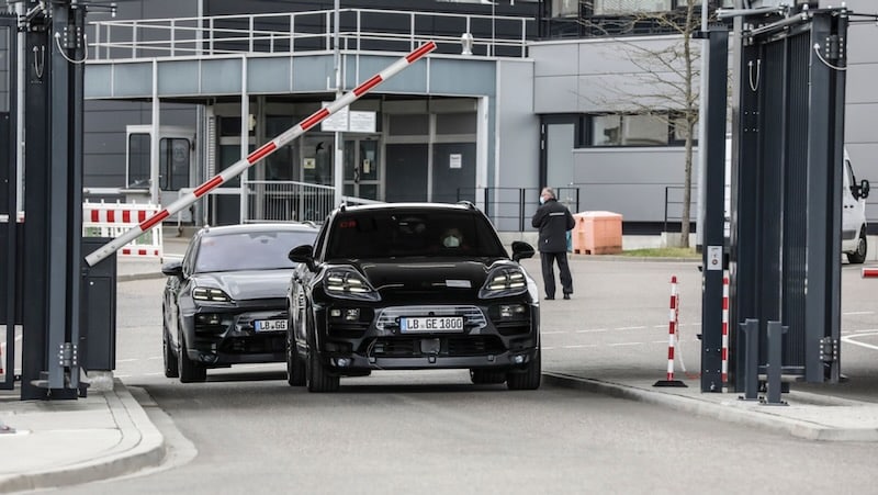 Porsche Macan électrique en tests