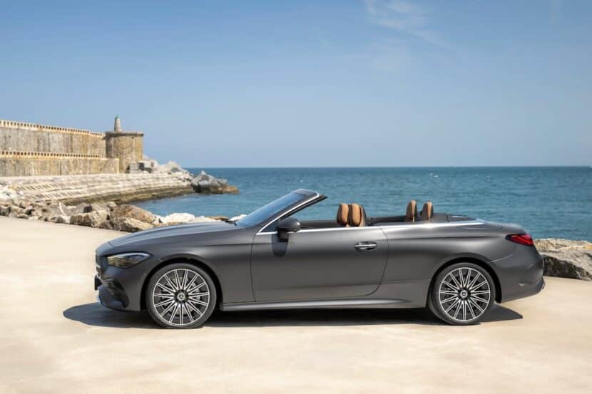 La ligne est élégante sur ce nouveau cabriolet Mercedes