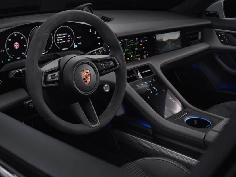 L'intérieur de la nouvelle Porsche Taycan