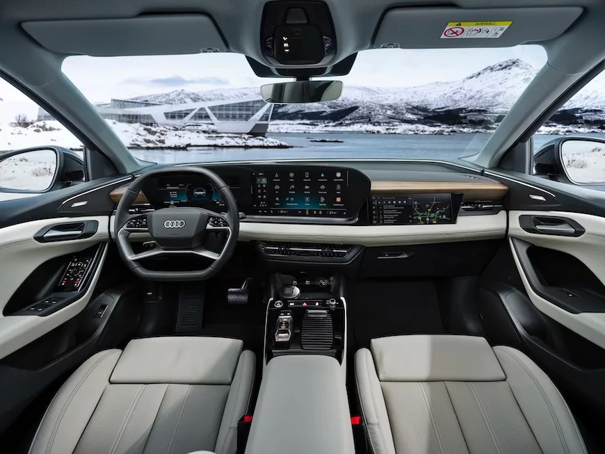 L'intérieur du nouveau Q6 e-tron quattro