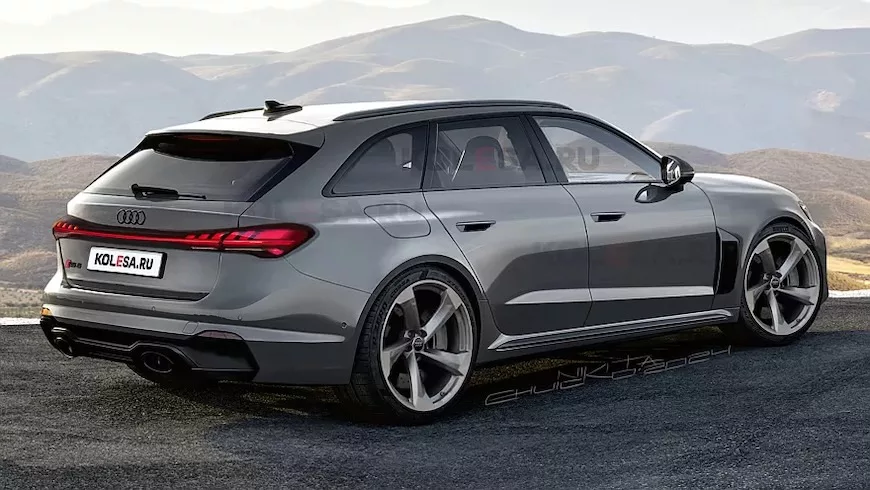 Audi RS5 Avant 2025 - illustration : Kolesa