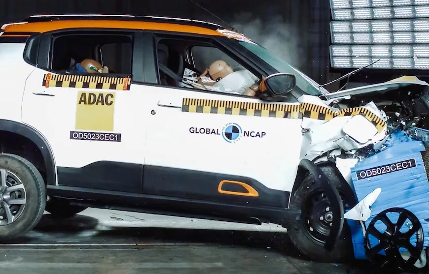 La Citroën ë-C3 se plante aux crash-tests