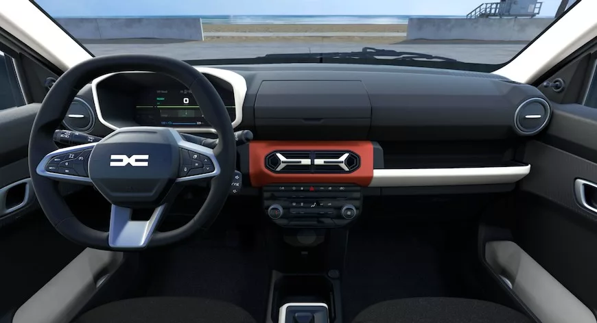 L'intérieur de la Dacia Spring Expression 2024