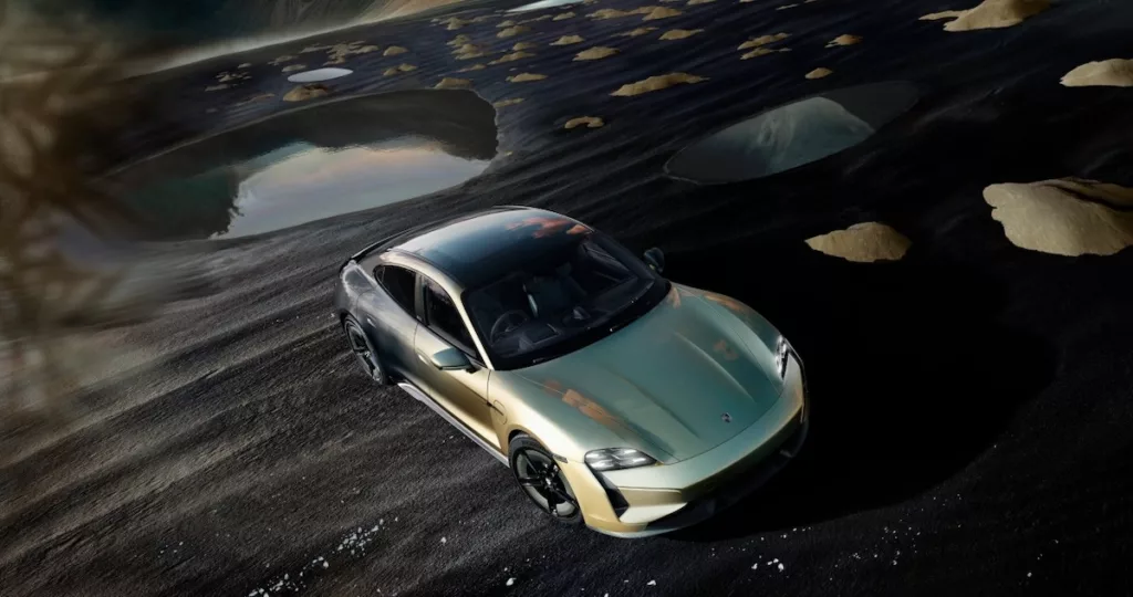 Porsche Taycan Turbo S Celestial Jade