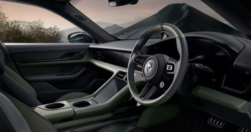 Porsche Taycan Turbo S Celestial Jade 