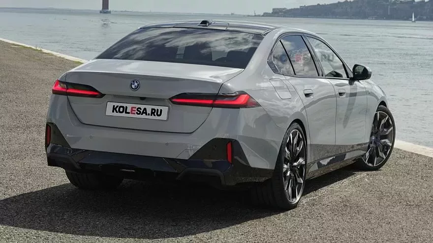 La BMW Série 5 restylée façon Neue Klasse - illustration : Kolesa