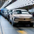 Volvo EX30 dans l'usine de Gent