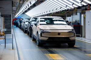 Volvo EX30 dans l'usine de Gent