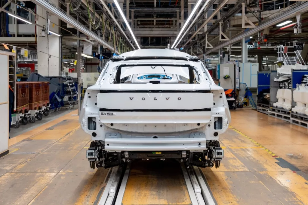 Le Volvo EX30 dans l'usine belge de Gand