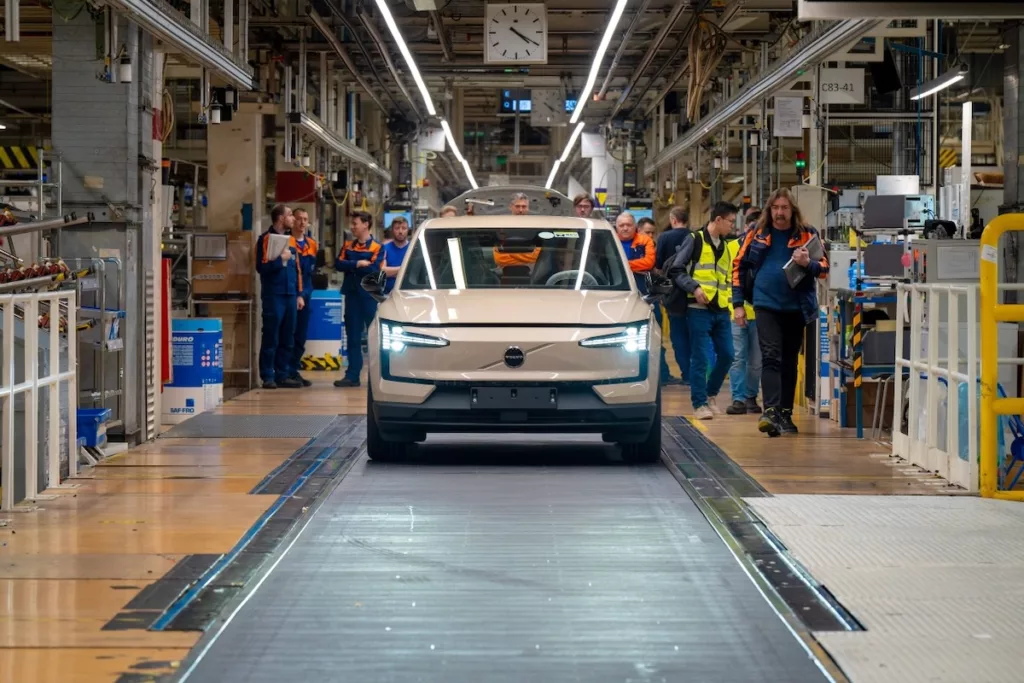 Le Volvo EX30 dans l'usine belge de Gand