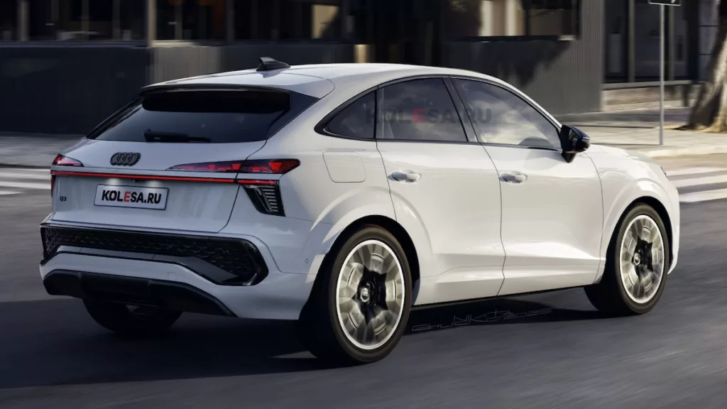 Futur Audi Q3 Sportback - illustration : Kolesa