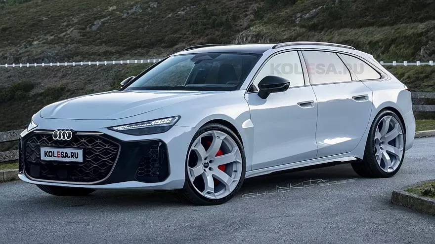 Audi RS6 Avant 2026 - illustration : Kolesa
