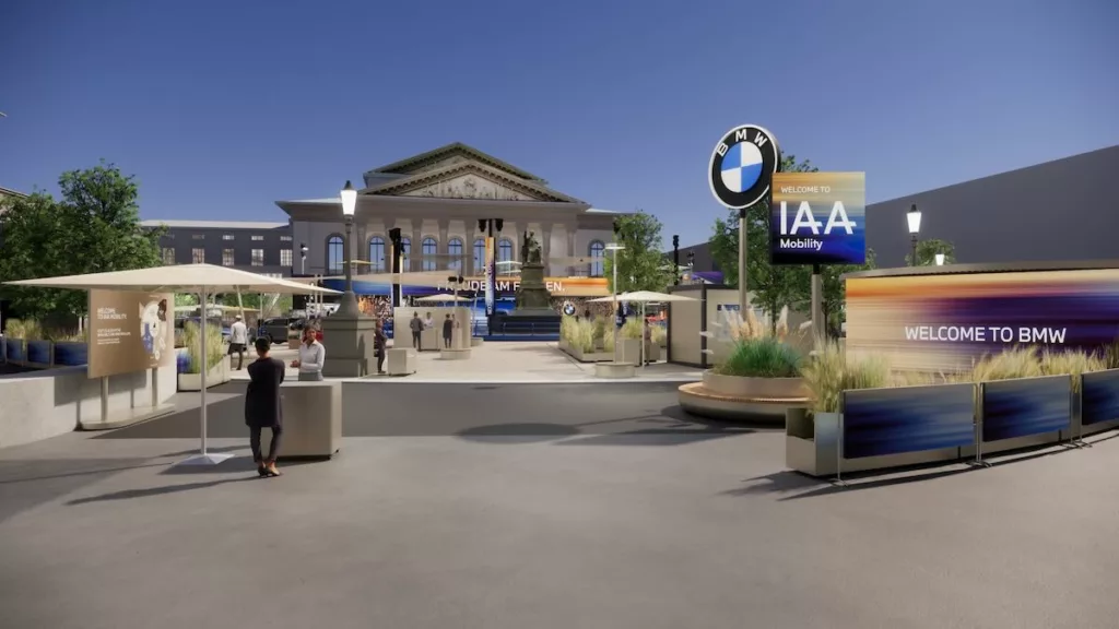 Le stand BMW au salon IAA Mobility 2025