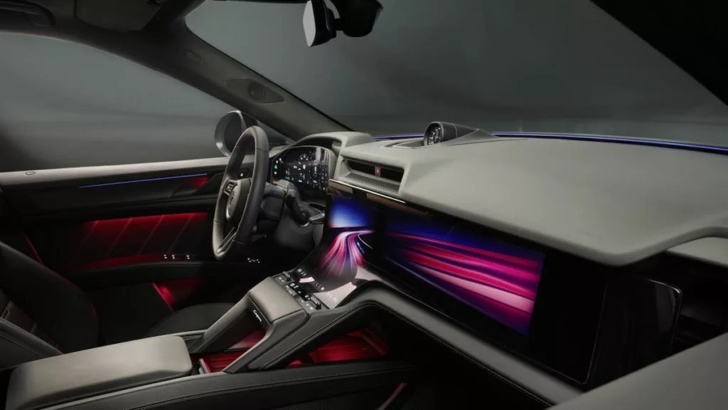 L'intérieur du futur Cayenne électrique