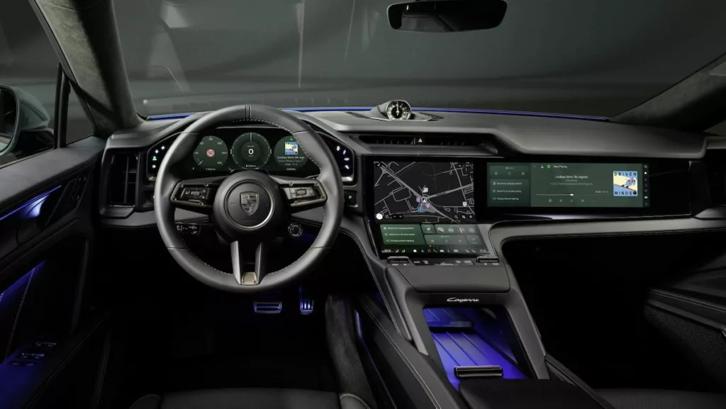 Porsche Cayenne : un habitacle futuriste et inédit