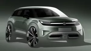 Le futur Volkswagen T-Cross électrique se dévoile : les esquisses officielles